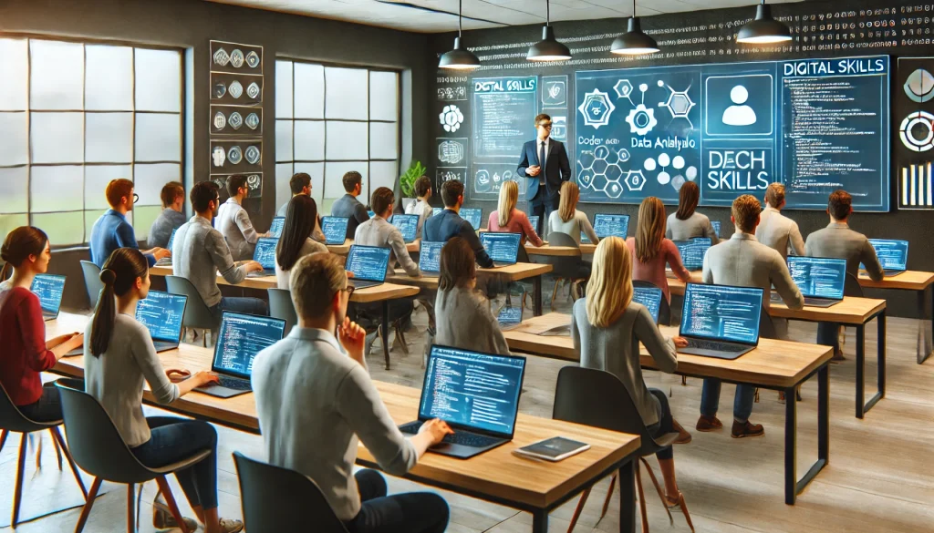 Ideas para Emprender 9 Capacita en competencias tecnológicas esenciales con formación en habilidades digitales. Descubre ideas, consejos, estadísticas y recursos clave para emprender exitosamente.