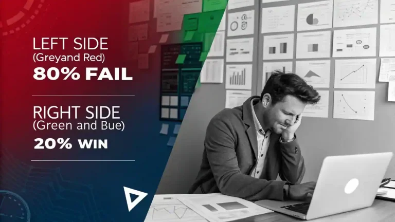 Emprendedor usando inteligencia artificial para aumentar productividad empresarial según estudio McKinsey sobre agentes de IA 2025