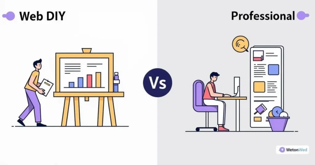 Web DIY vs Profesional