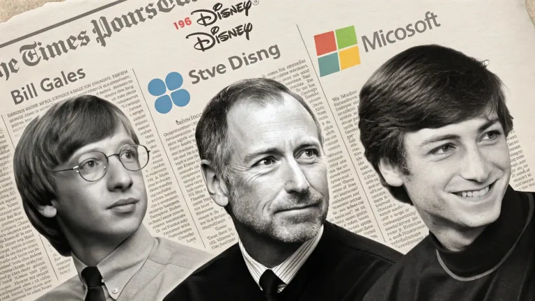 Bill Gates Perdió TODO en Traf-O-Data, Disney Quebró 2 Veces: Los 7 Fracasos Millonarios Que Nadie Te Cuenta (Y Crearon a Los Más Ricos)