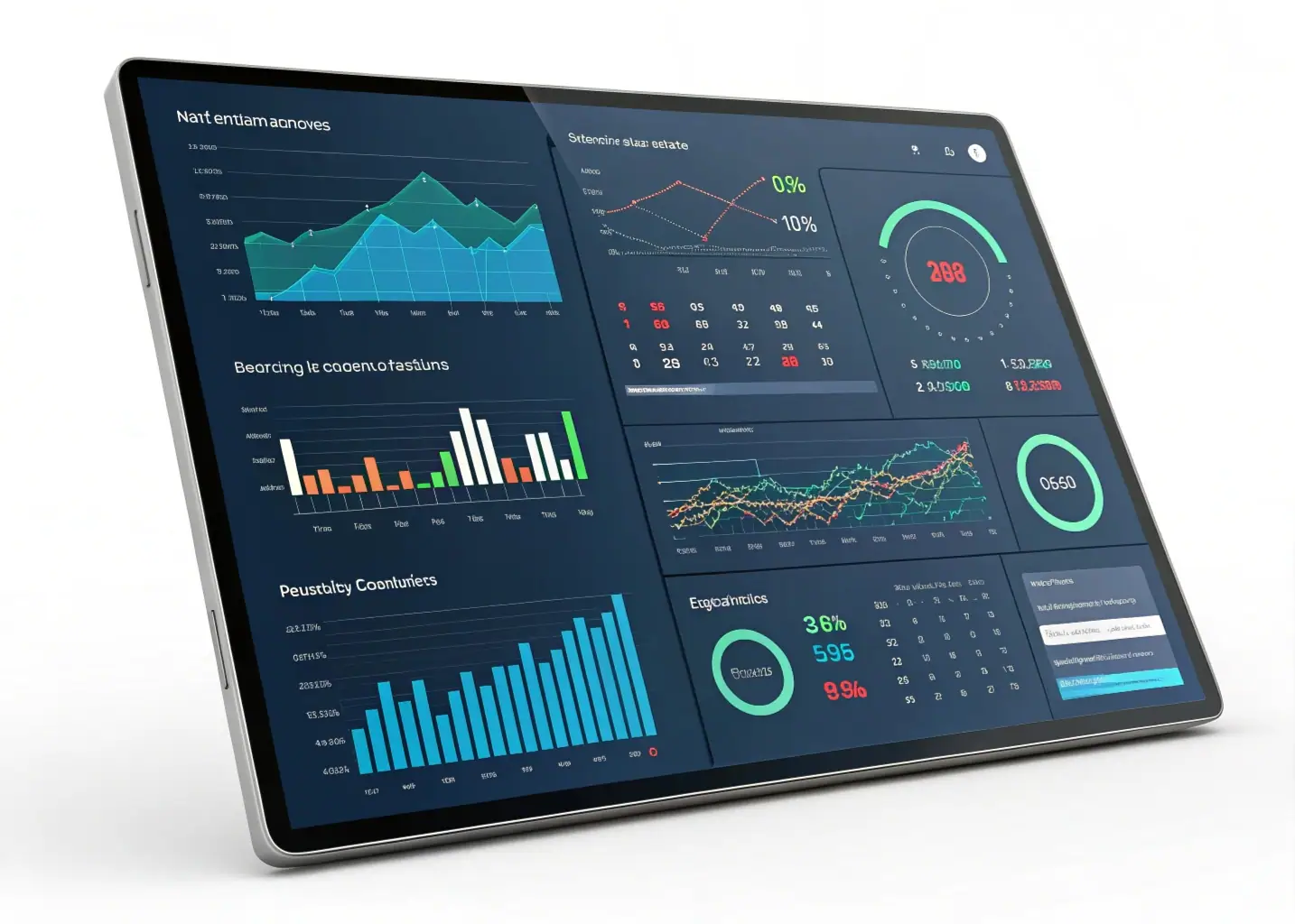 Integración Total: Cuando tus Herramientas Hablan Entre Sí Dashboard integrado mostrando métricas sincronizadas de CRM, marketing, finanzas y productividad empresarial