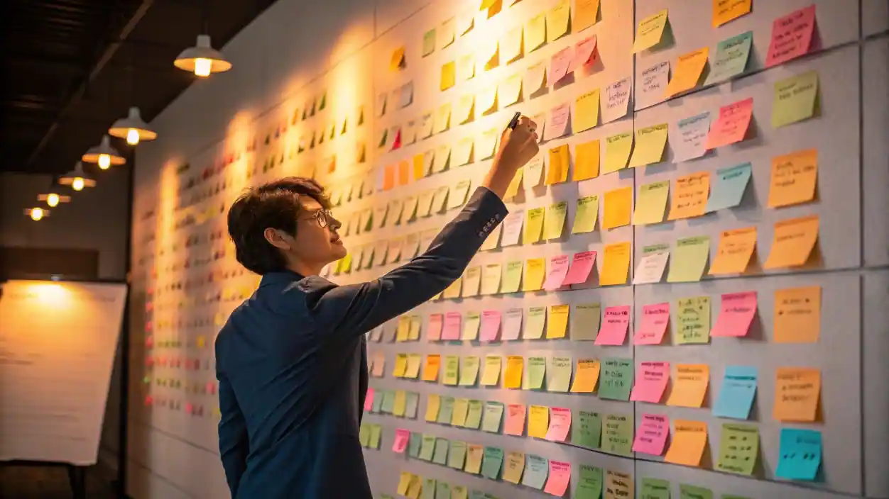 La Fatiga de la 'Innovación': Por Qué tu Negocio Necesita que Dejes de Perseguir Cada Nueva Tendencia 1 Emprendedor Imbatible aplicando una estrategia de enfoque, seleccionando solo las herramientas de negocio esenciales para garantizar la rentabilidad.