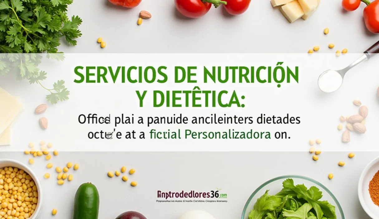 Servicios de Nutrición y Dietética: Ofrece Planes de Alimentación Personalizados