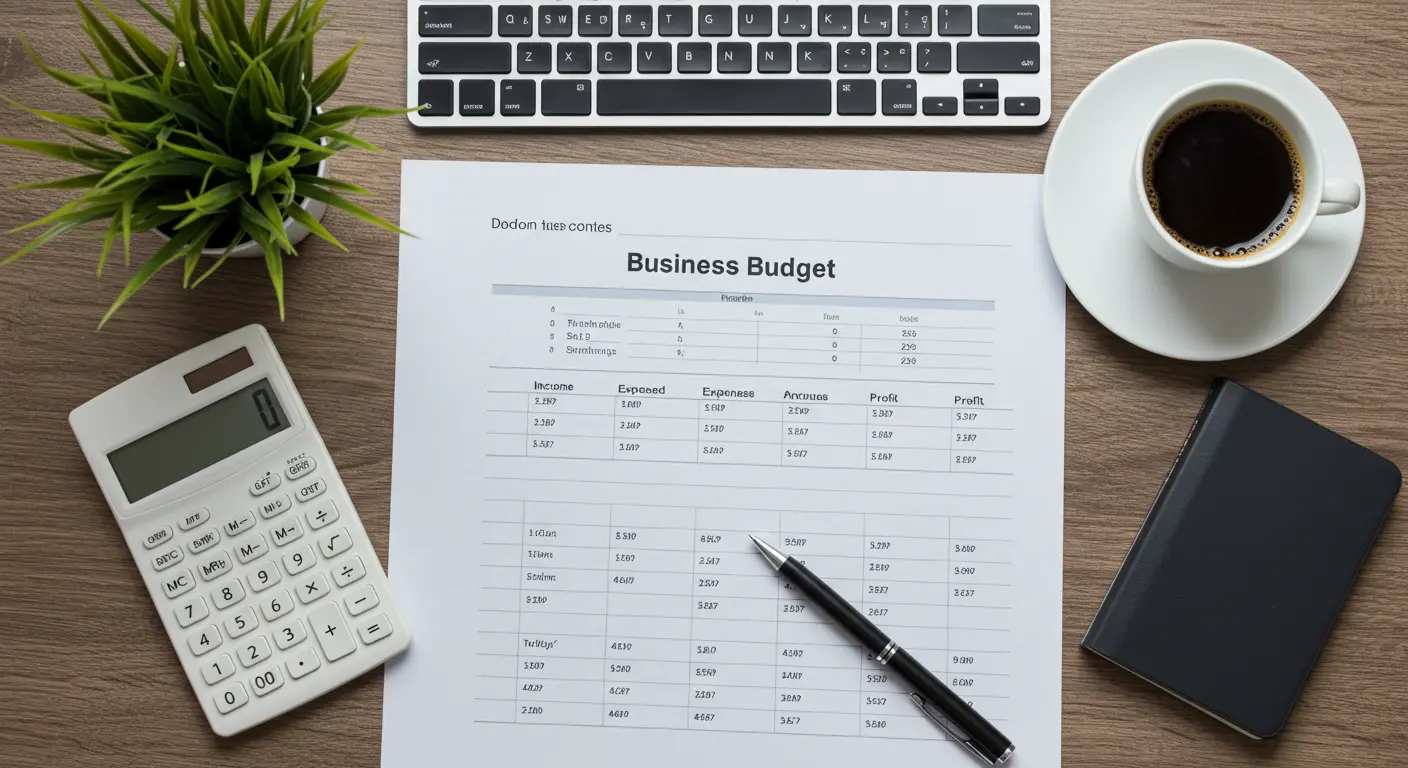 Presupuesto de negocio y planificación financiera para emprendedores