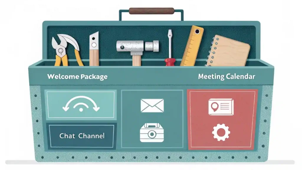 Análisis 360 del sistema de onboarding para clientes, mostrando las tres herramientas clave para un proceso profesional y rentable.