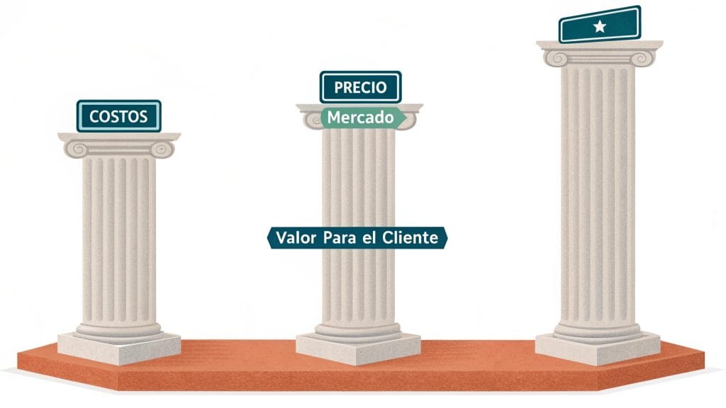 ¿Cuánto cobro? La pregunta que atormenta a todo emprendedor. Miras a tu competencia, haces un cálculo rápido de tus costos, le sumas un margen arbitrario y cruzas los dedos. Si esta es tu "estrategia" de precios, estás dejando una cantidad masiva de dinero sobre la mesa y, peor aún, estás comunicando una falta de confianza que tus clientes pueden oler a kilómetros.